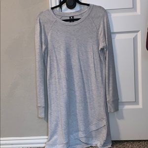 mini light grey dress